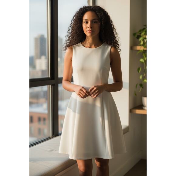 White Calvin Klein dress size 12 - Picture 5 of 5